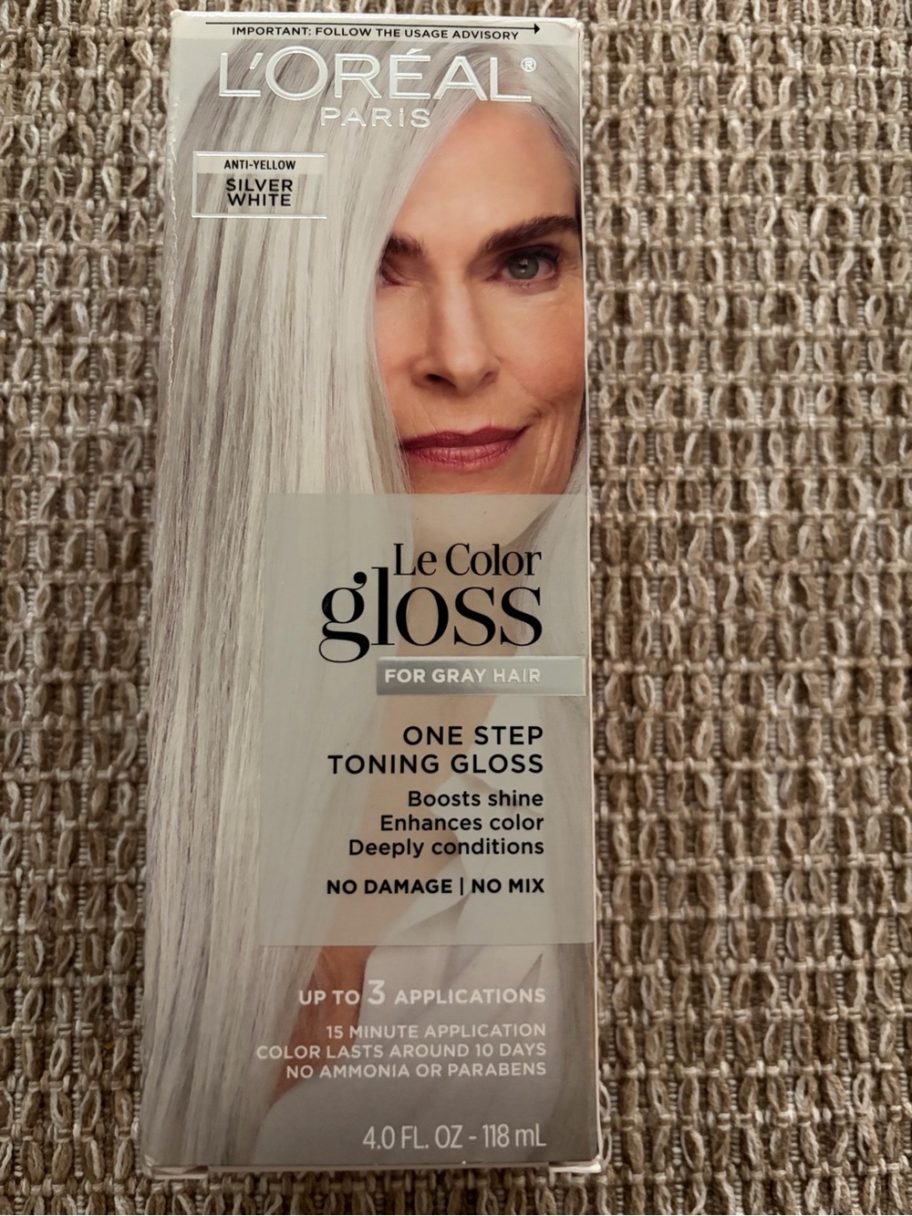 L'Oreal Le Color Silver White Toning Gloss for Gray Hair - 5 Unopened Packages